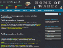 Tablet Screenshot of freecracking.net